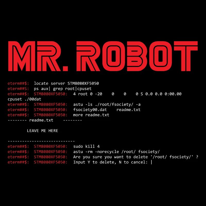 Hacker, mr. robot, computer