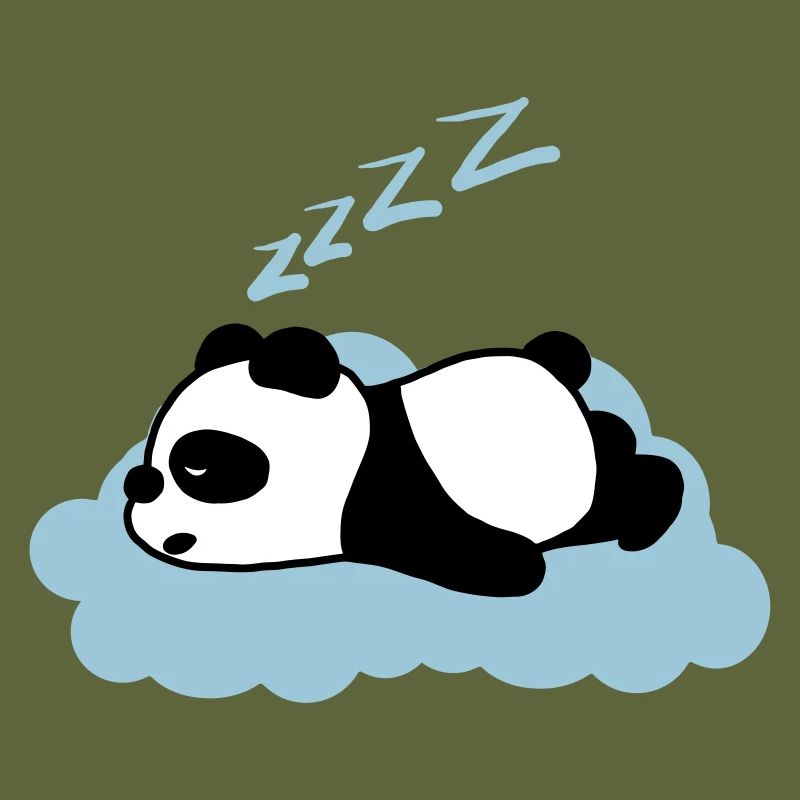 Sleepy panda