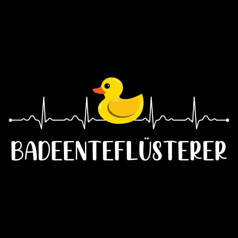 Gummiente Quietscheente Herzschlag