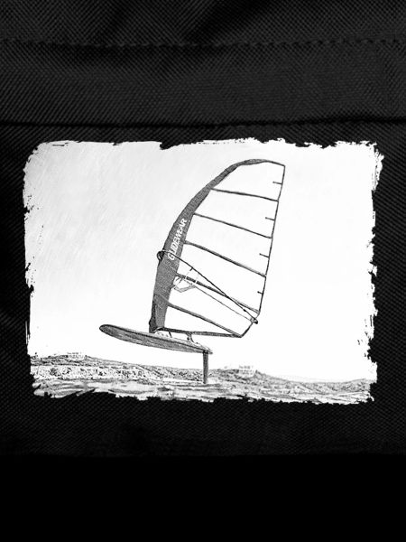 Windsurf Foil / Foiling Hand-Drawing Sketch