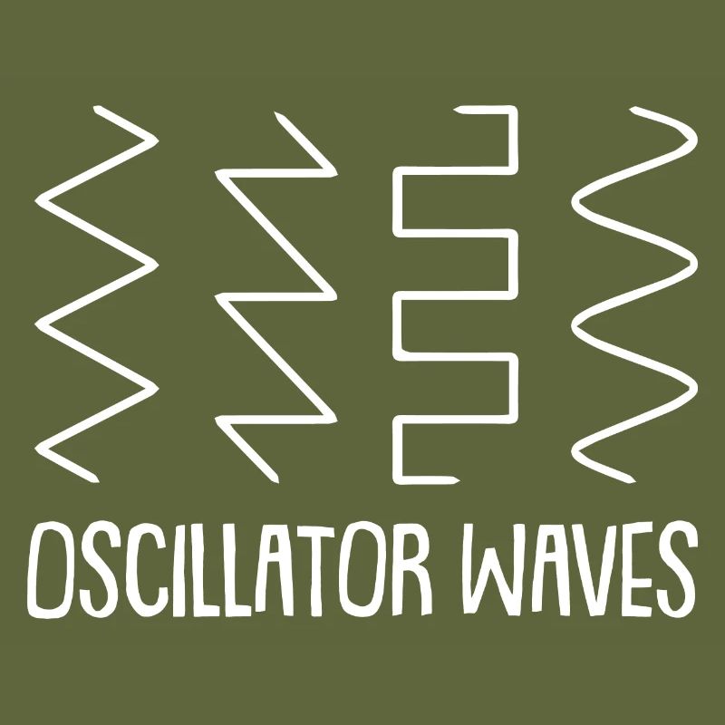 Retro Synthesizer Keyboard Synth Waves