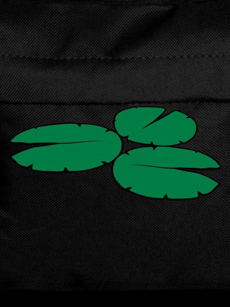 3 water lily leaves