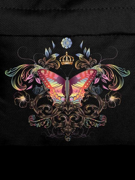 imaginative butterfly with crown