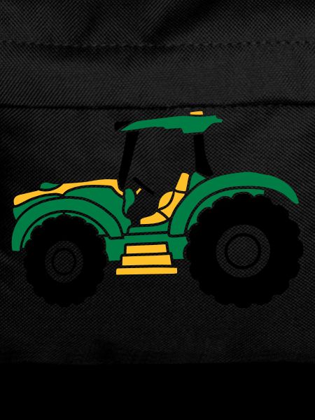 Farmer tractor driving