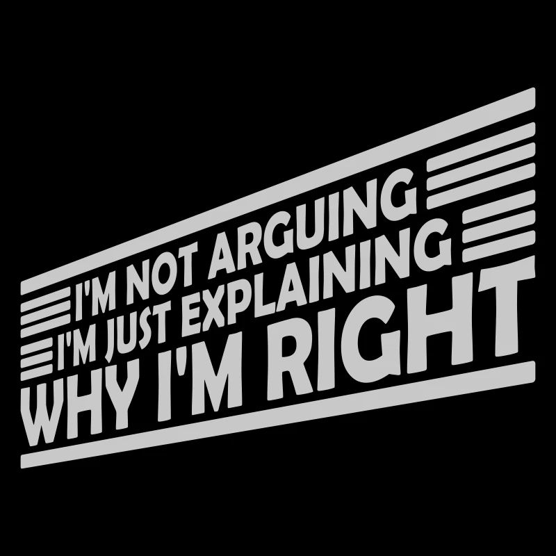 I m not arguing