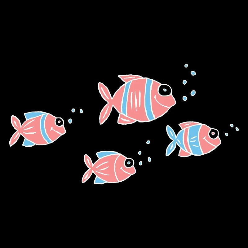 Poisson Cichlide Eau Mer Graffiti Dessin