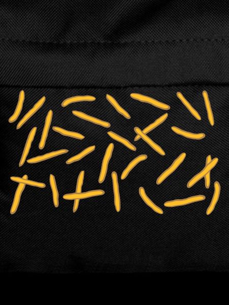 French Fries Rain Pattern