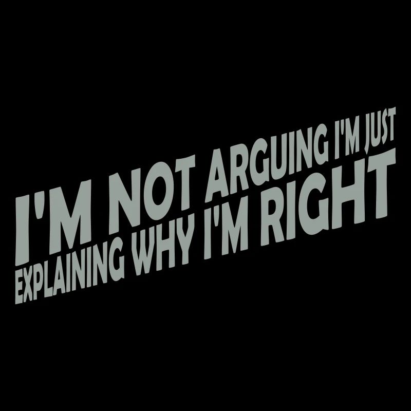 I m not arguing