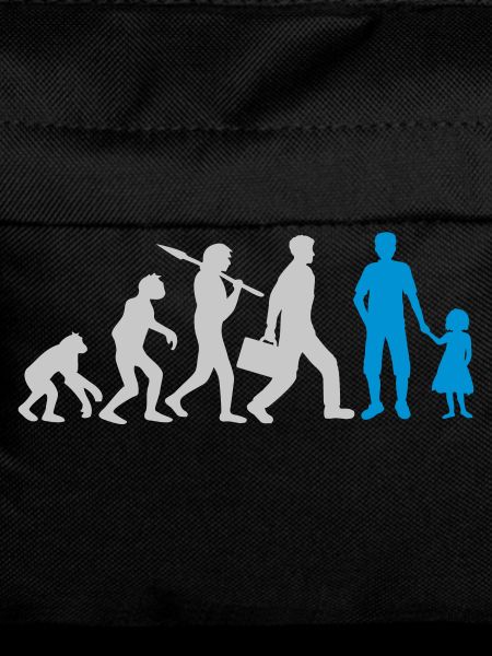 Evolution Papa Daughter Child