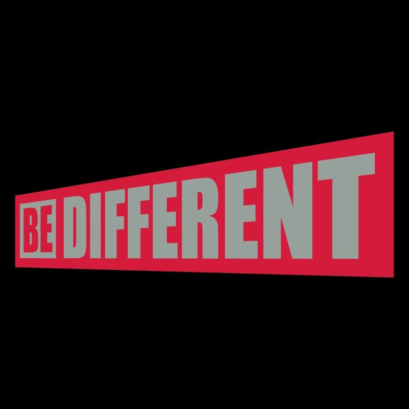 Soyez différent Logo Design