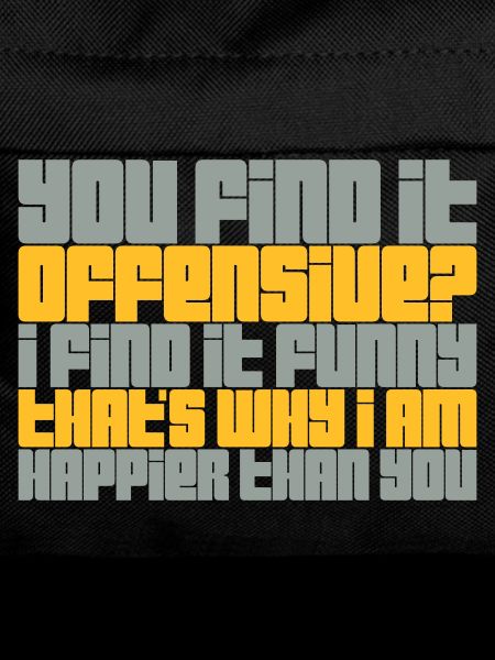 You find it offensive