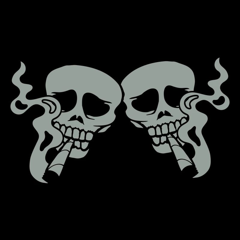 2 friends smoking joint