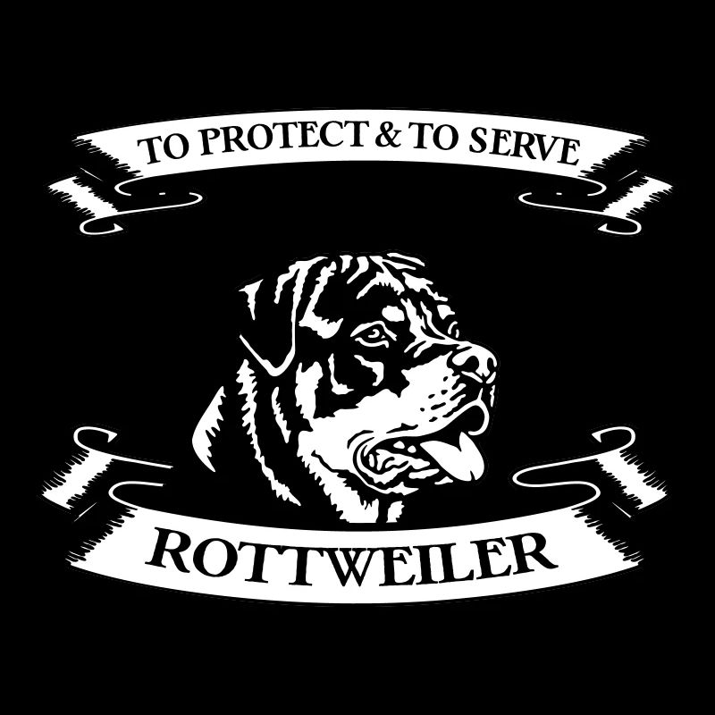 Pour protéger et servir Rottweiler