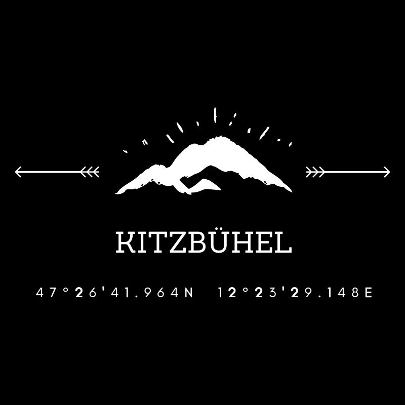 Minimalistisches Kitzbühel-Logo
