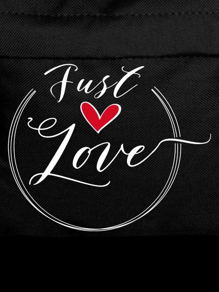 Just Love Heart Scripted Circle