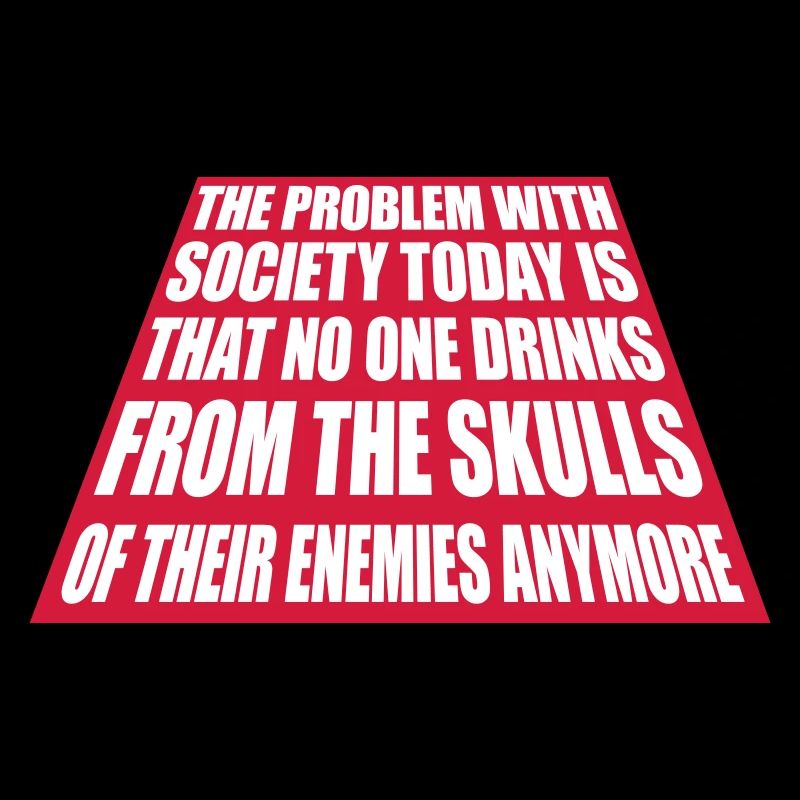 drinks from enemies skulls