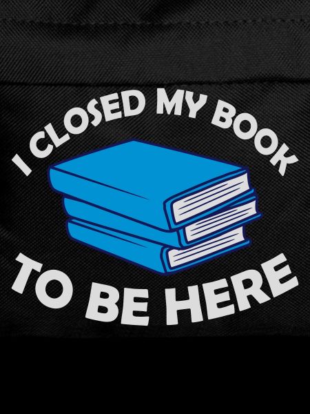 I closed my book