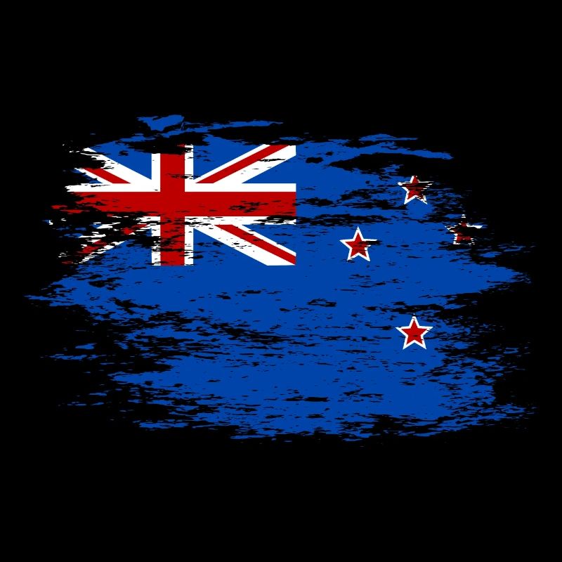 Drapeau néo-zélandais utilisé