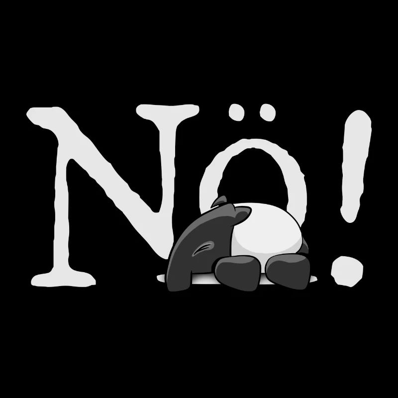 Nö Kein Bock Einfach Nein Nope Kawai Tapir Fun