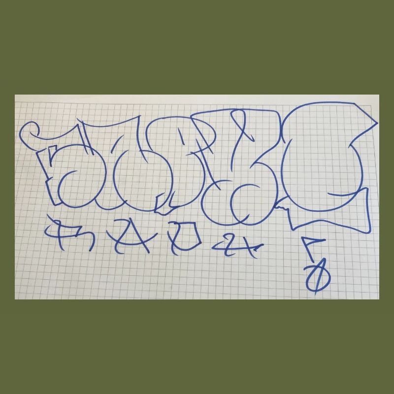 Birthday Present for Raphi (Graffiti Throw Up)