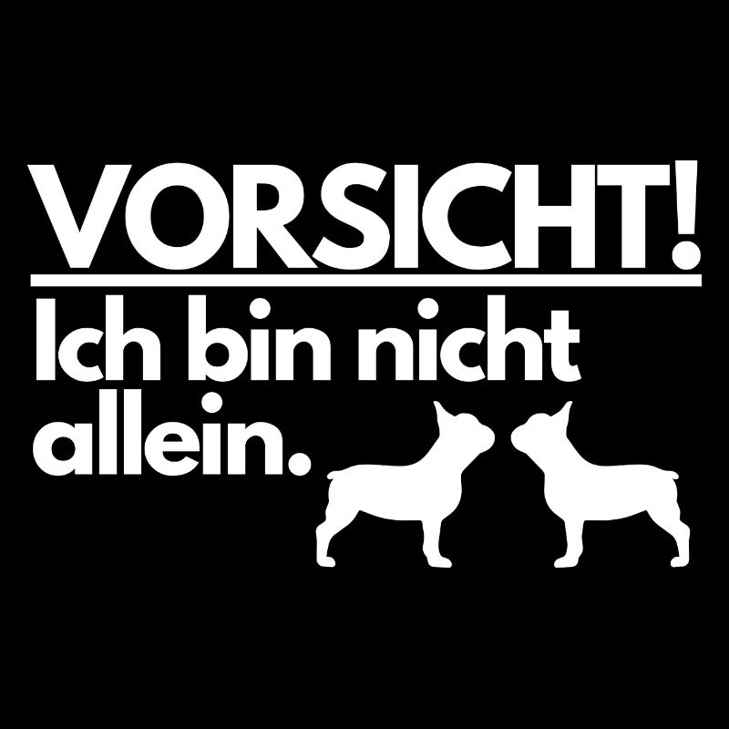 Vorsicht in weiß