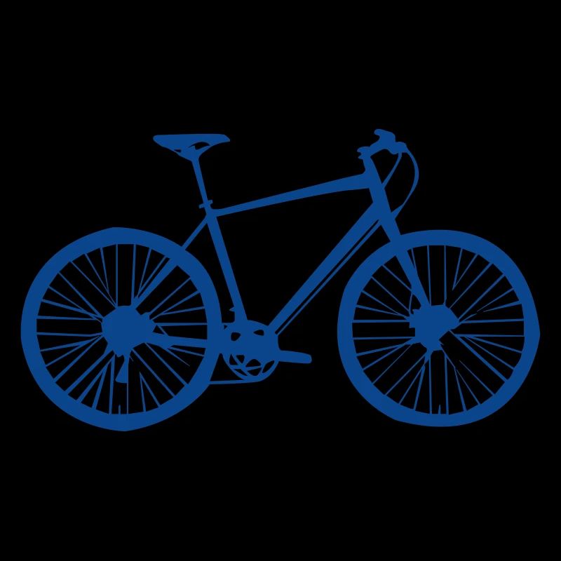 silhouette de vélo