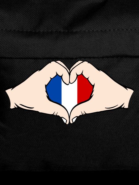 France Heart Shape with Hands