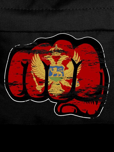 Montenegro Flag Fist Used