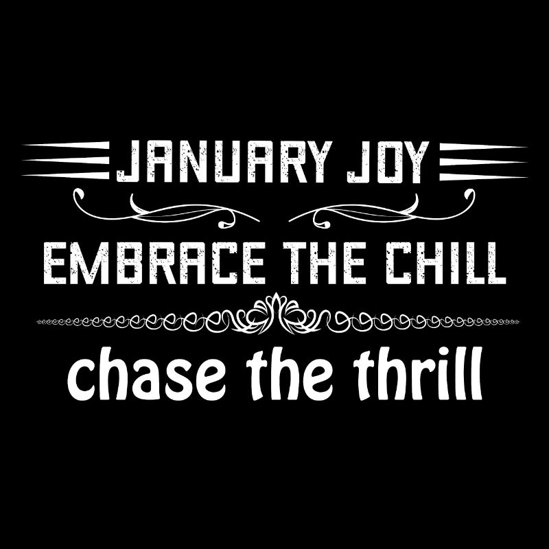 Januar-Freude, Umarmung, Chill-Jagd, Nervenkitzel