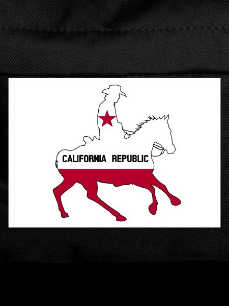 California State Flag Cowboy