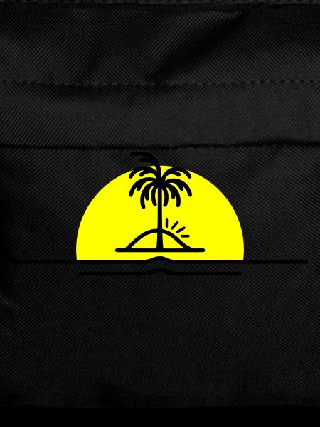 Palm Trees Symbol Beach Island