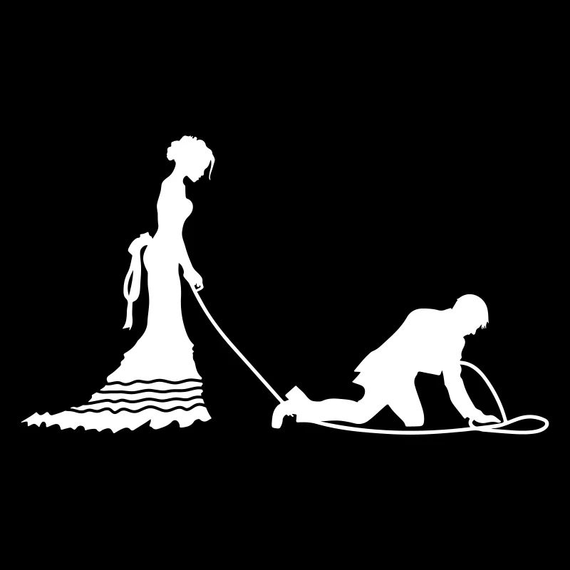 Laisse de mariage jeunes mariés