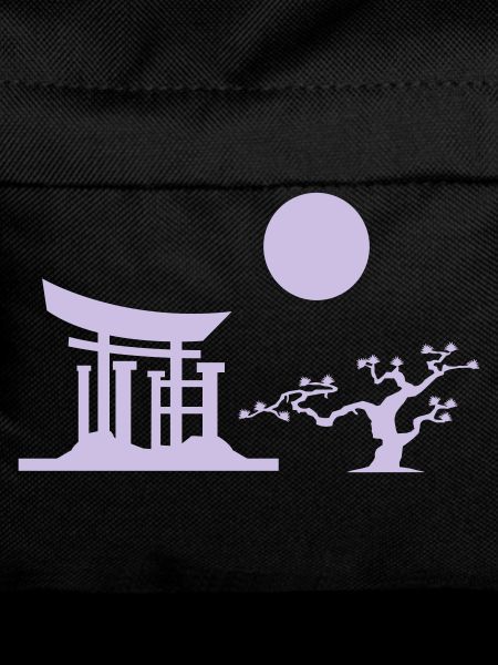 Japan Gate Silhouette