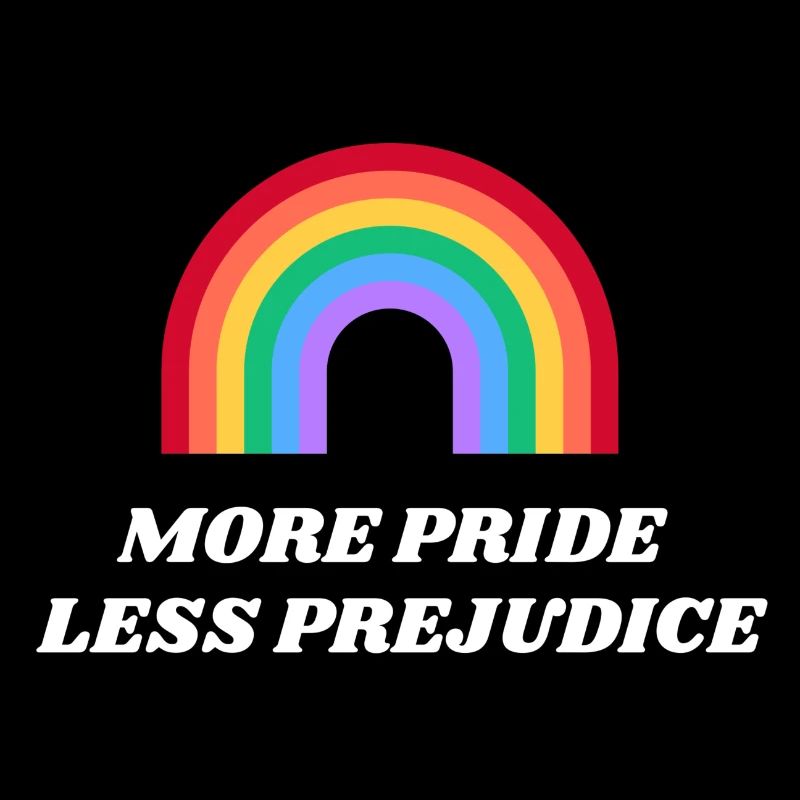 More Pride Less Prejudice rainbow