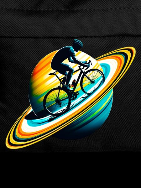 Cyclist on Saturn