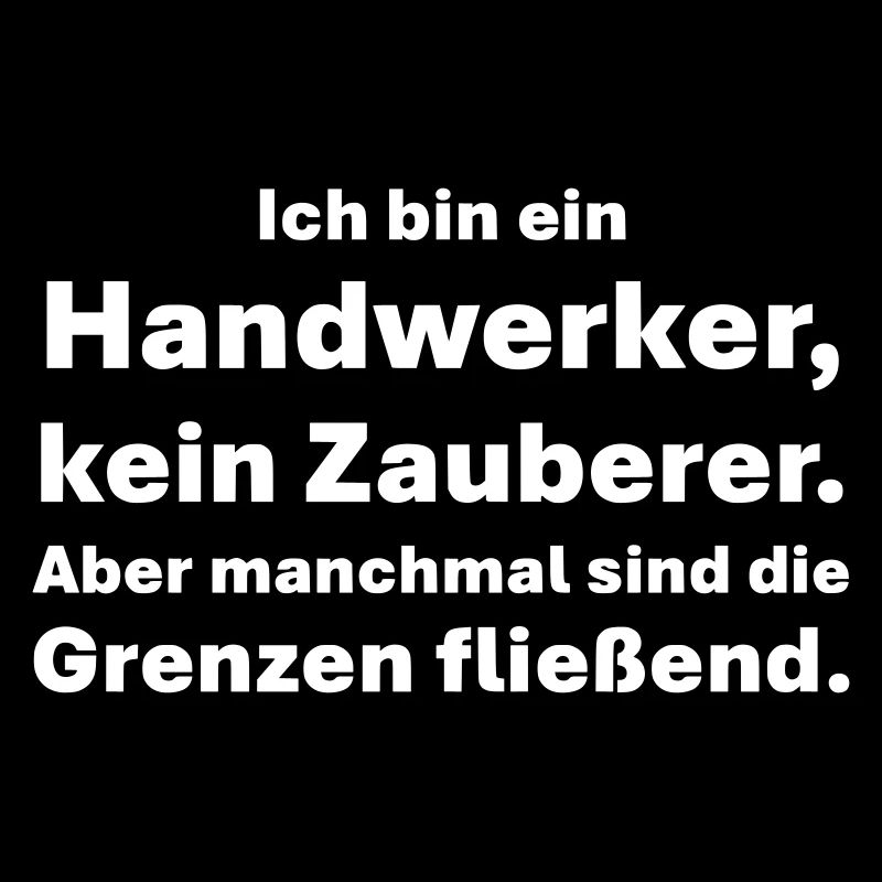 Handwerker zu Zauberer Grenzen fließend