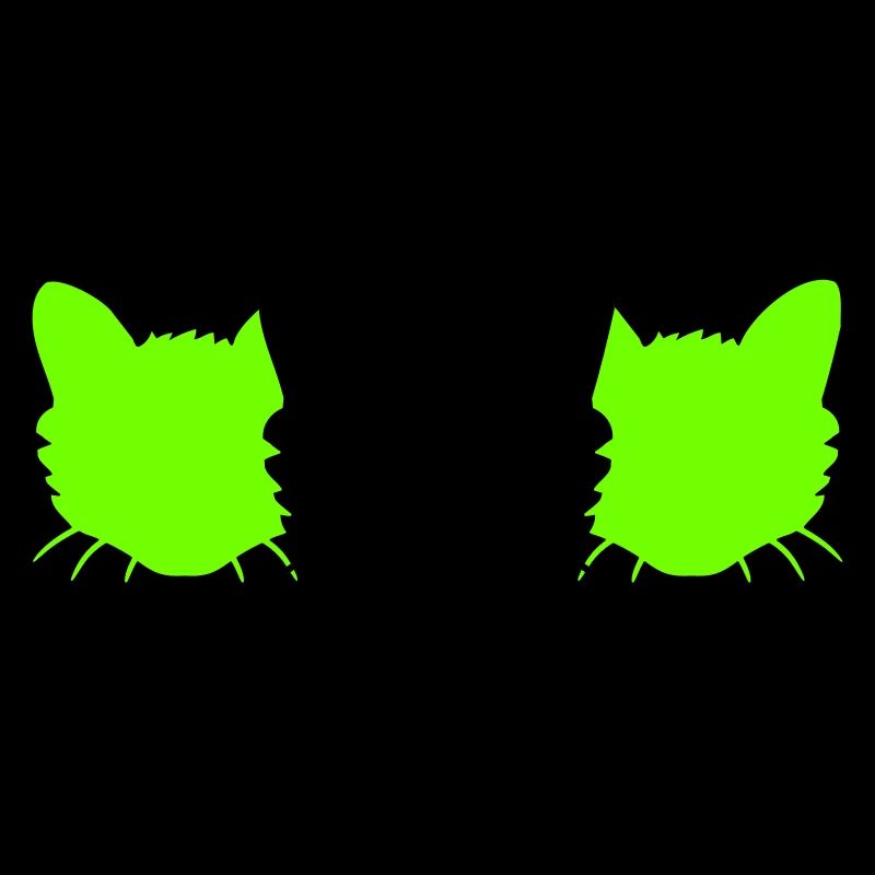 3 Chats Silhouettes Trois Amis Equipe Chefs d’équipe