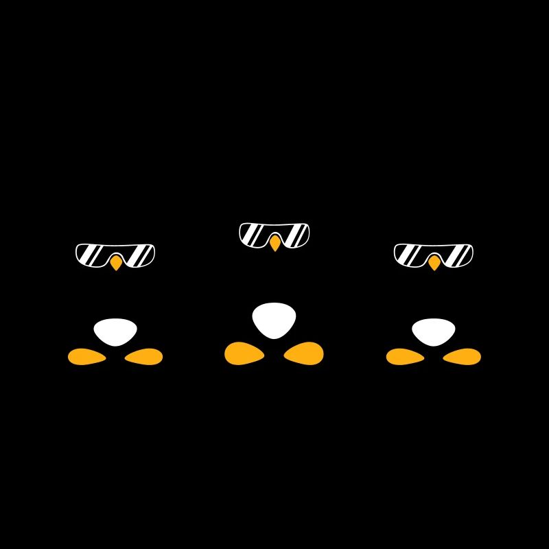 3 Penguins Bodybuilder Lunettes de soleil Casque Équipe
