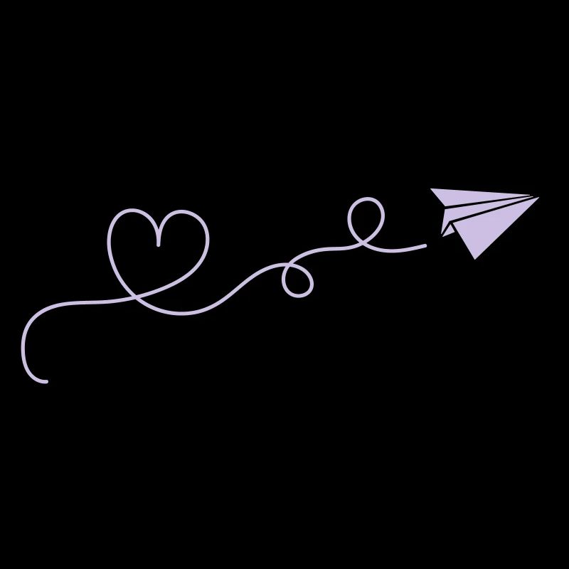 papierflieger herz