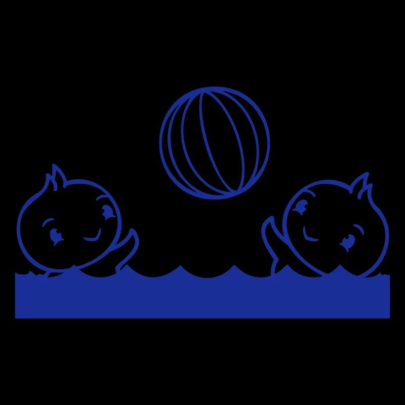 2 canards balle jouer piscine eau mer vacances