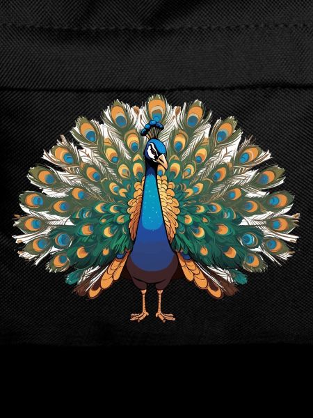 Paon - Autocollant Oiseau