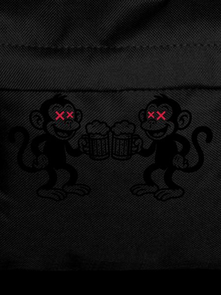 Beer Monkey Drinking