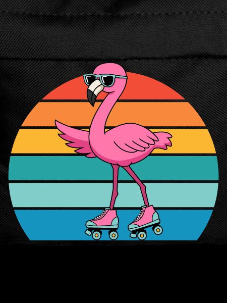 Exotic Retro Pink Flamingo With Sunglasses