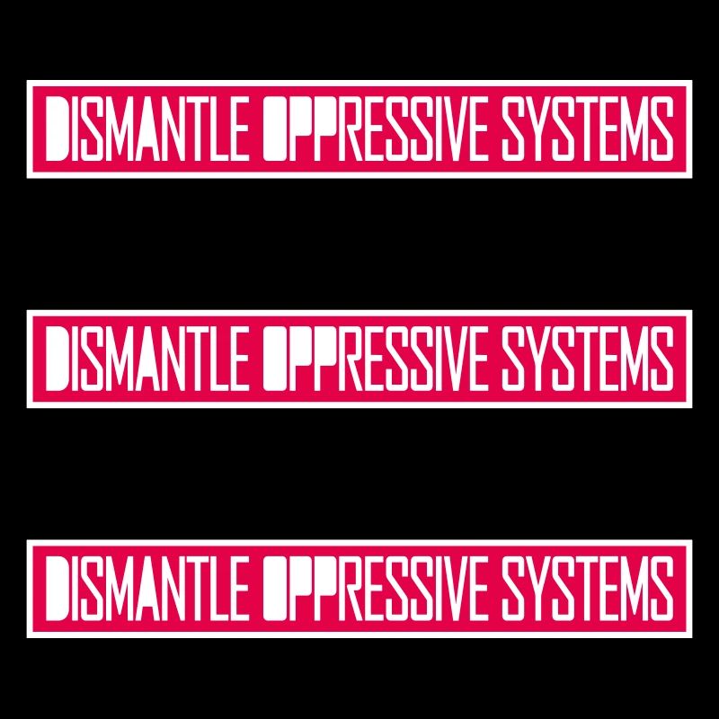 Dismantle Oppressive Systems Activism Statement