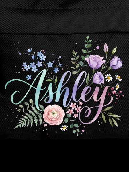 Floral Ashley Name Print