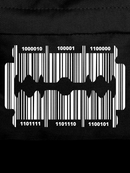 Razor blade with code