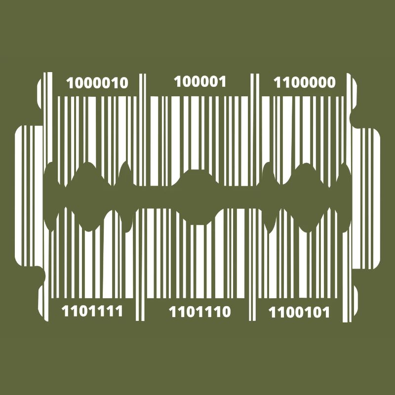 Rasierklinge mit Code