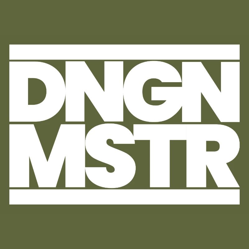 DNGN MSTR – RPG Game Master Design minimal Blanc