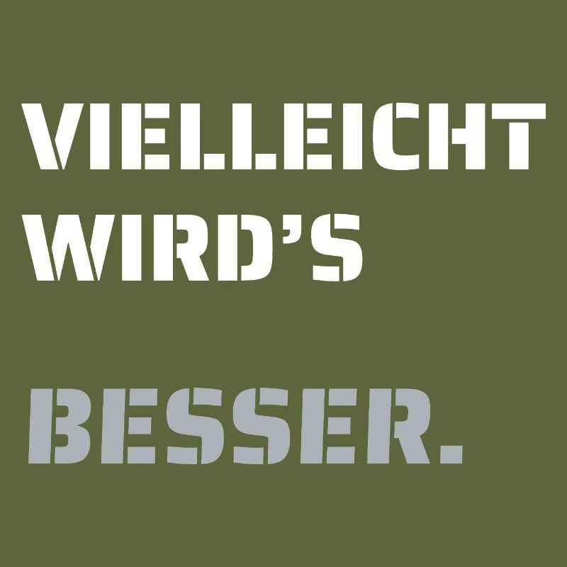 Maybe it will get better. (dark)