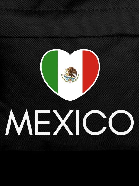 Heart with Mexican flag, Mexican pride